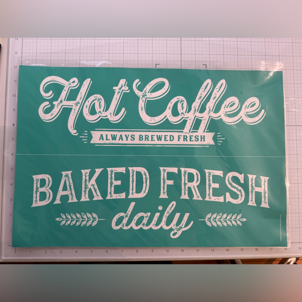 Chalk Couture - Baked Fresh - Silk Screen Stencil - New DIY Farmhouse Decor